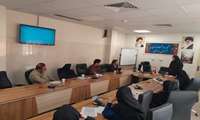 تمرین دورمیزی سیل در شبکه بهداشت ودرمان شهرستان بهارستان